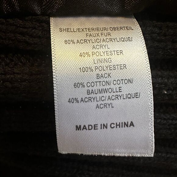 Adrianna Papell Women's Black Faux Fur Sweater Vest Size Small Holiday Party - Picture 5 of 11